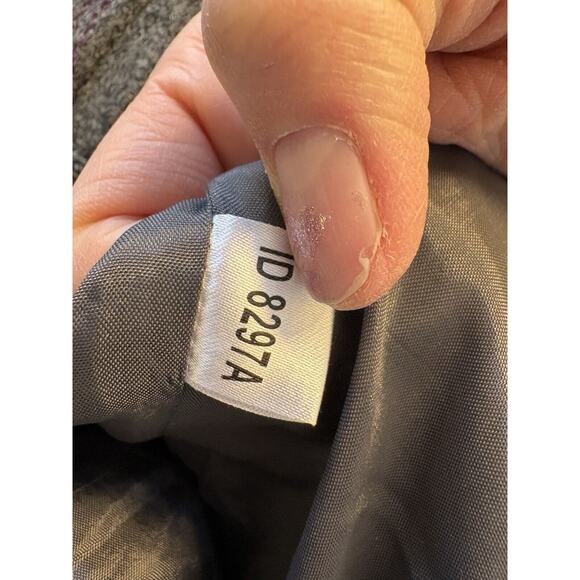 Ann Taylor Loft Wool Blend Grey‎ Pleated Beaded Embroidered Midi Skirt Size 4 - Picture 12 of 13